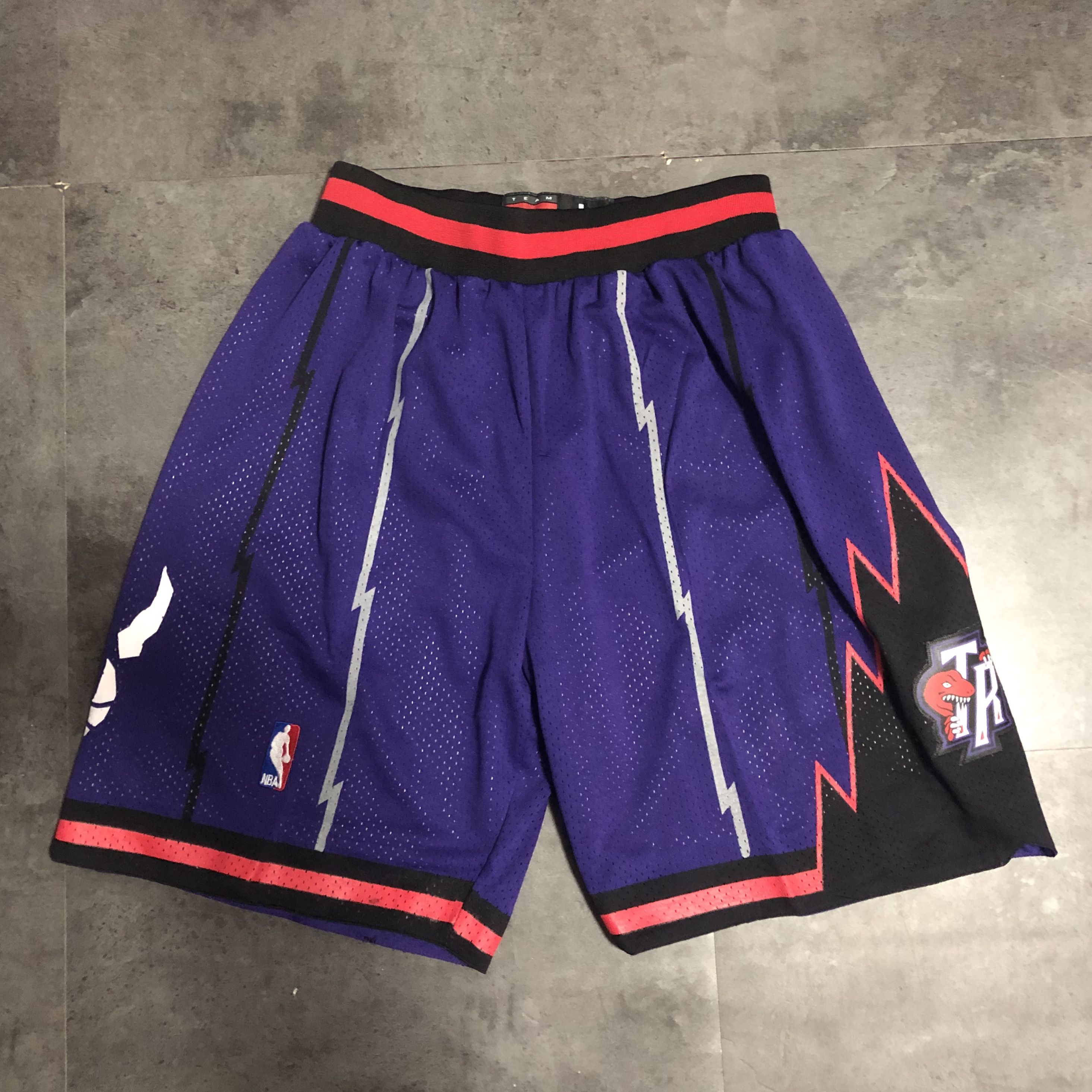 Cheap Men NBA Toronto Raptors Purple Shorts 04162